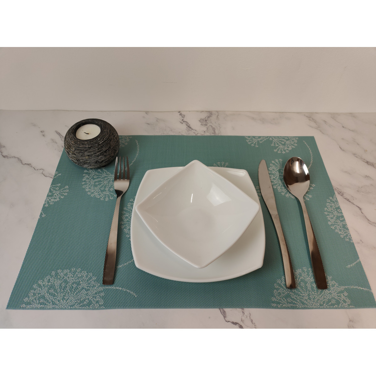 Килимок для сервірування VS-PM3045-34 Кульбабки 45х30см, блакитний Versailles (10шт.)