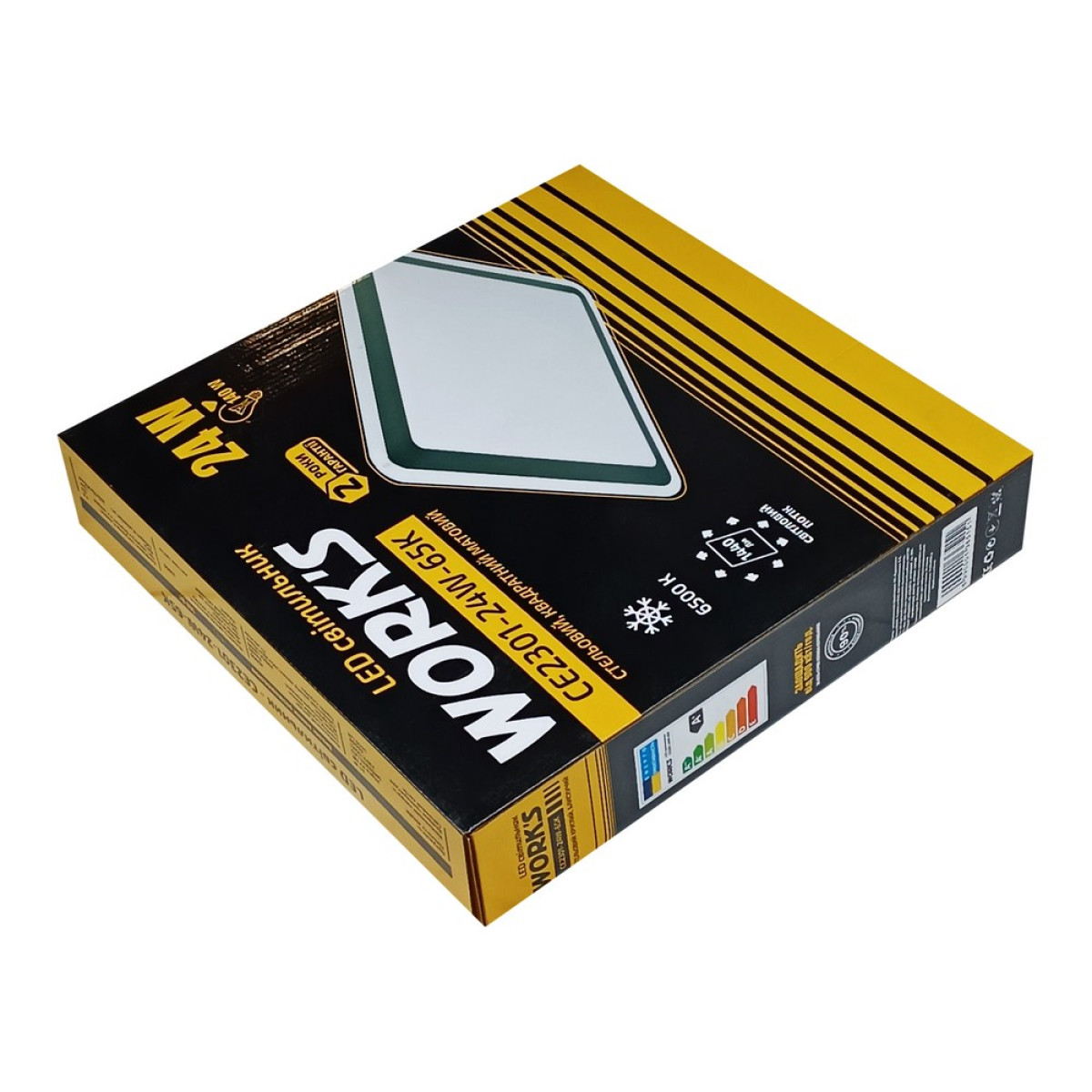 LED светильник - CE2301-24W-65K Work's