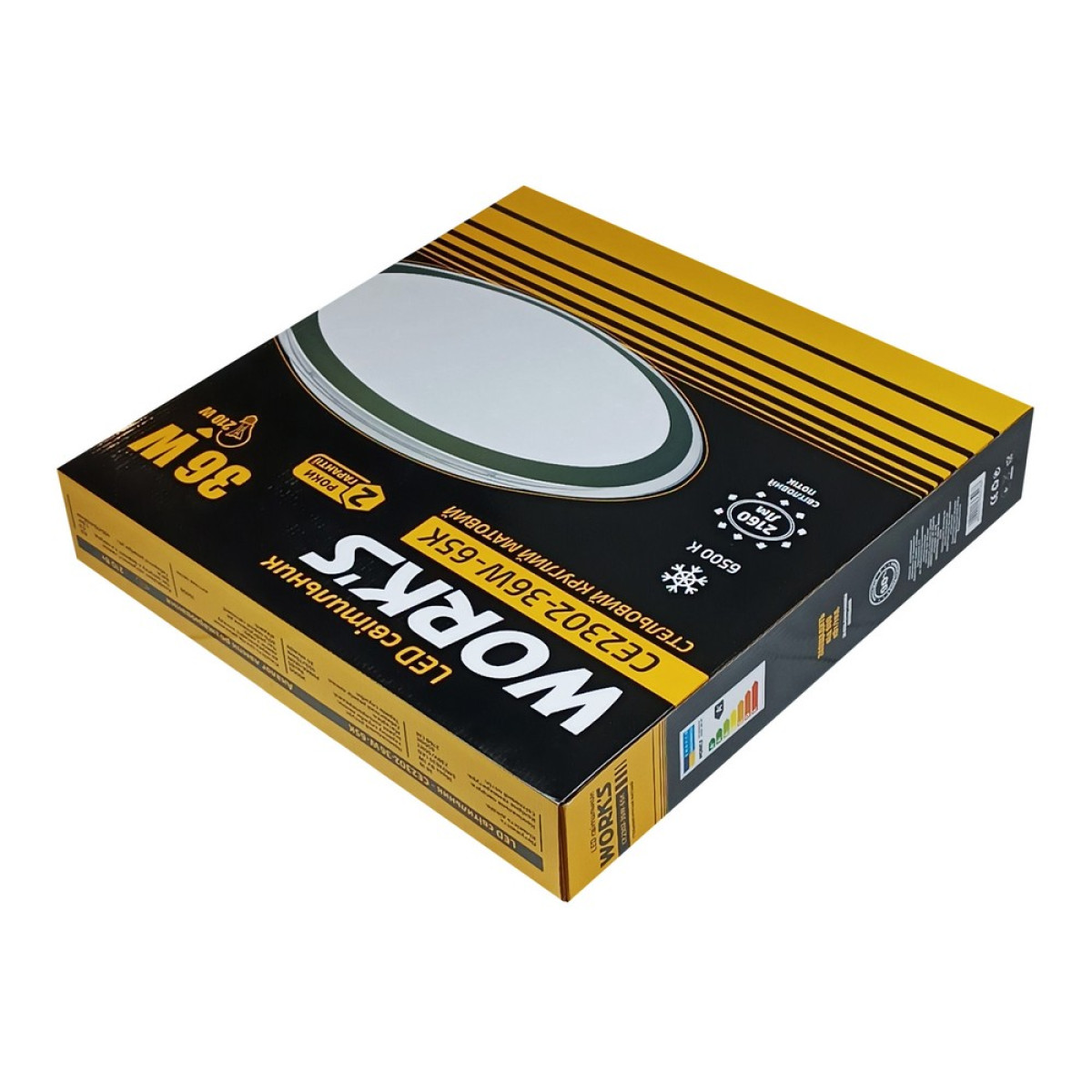 LED светильник - CE2302-36W-65K Work's