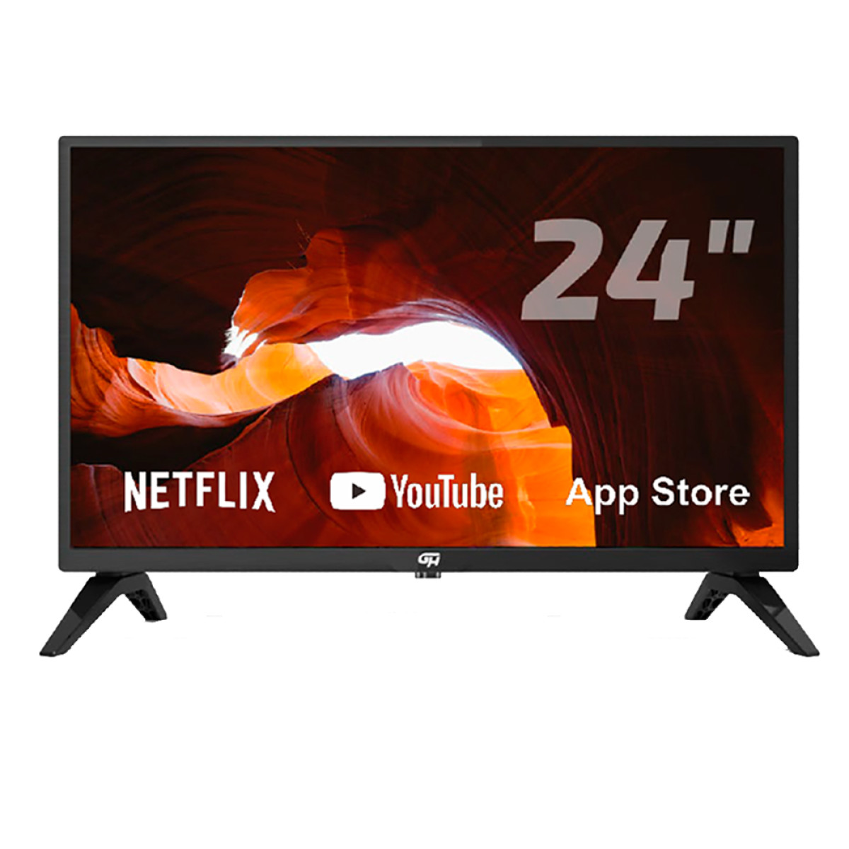 Телевізор 24" HD TV AOSP Android 12 T2S2 - 24GH-450AV GH