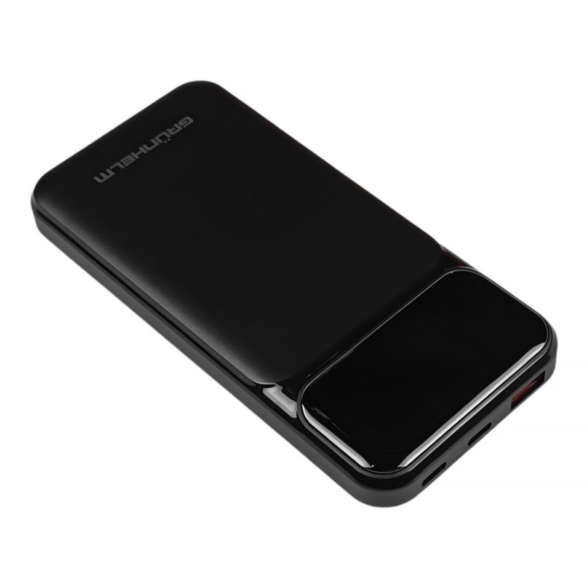 Power Bank – Портативная батарея 10.000 mAh. черный - GP-10BQC быстрая зарядка 22.5W GRUNHELM