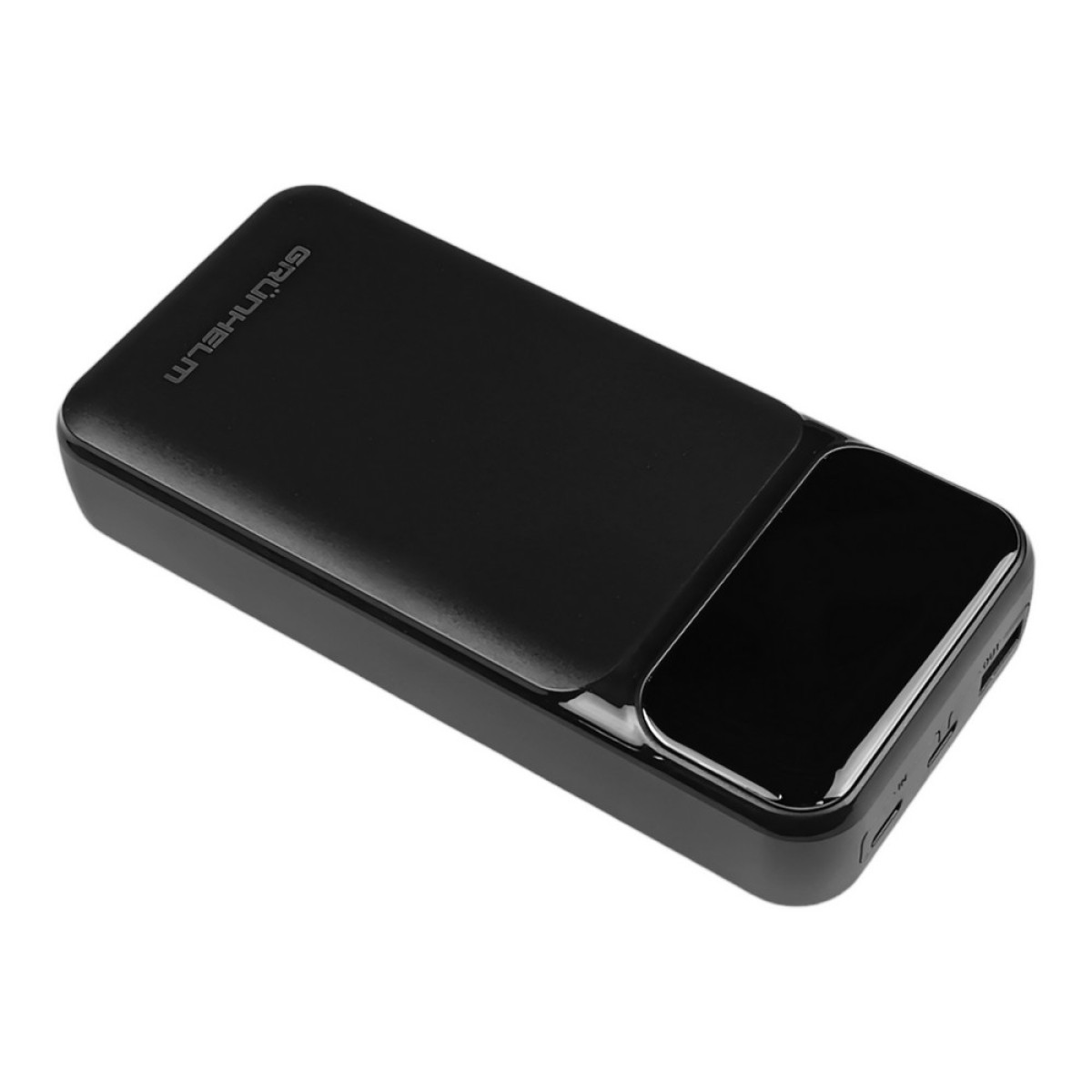 Power Bank – Портативная батарея 20.000 mAh. черный – GP-20BQC. быстрая зарядка 22.5W GRUNHELM