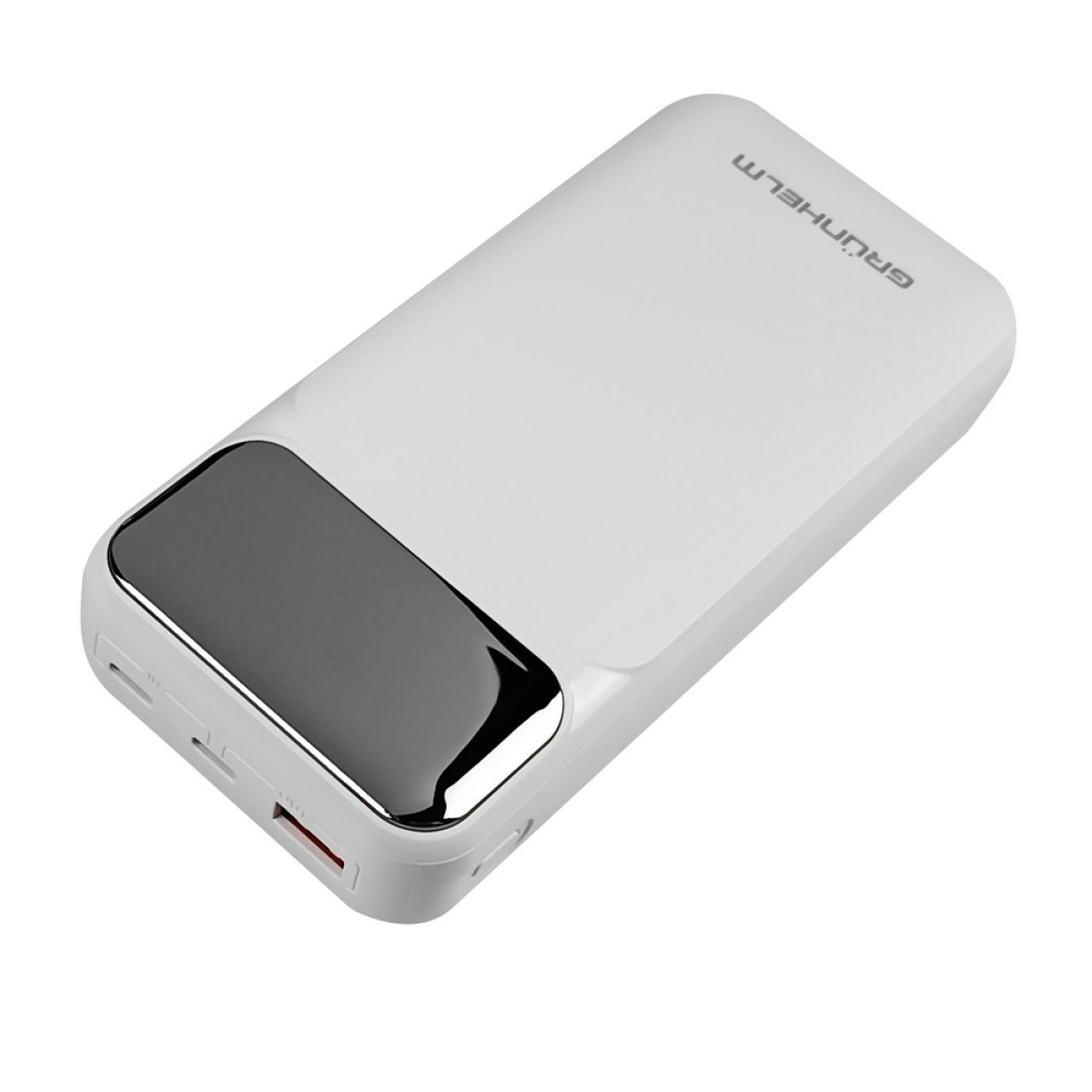 Power Bank – Портативная батарея 20.000 mAh. белый - GP-20WQC быстрая зарядка 22.5W GRUNHELM