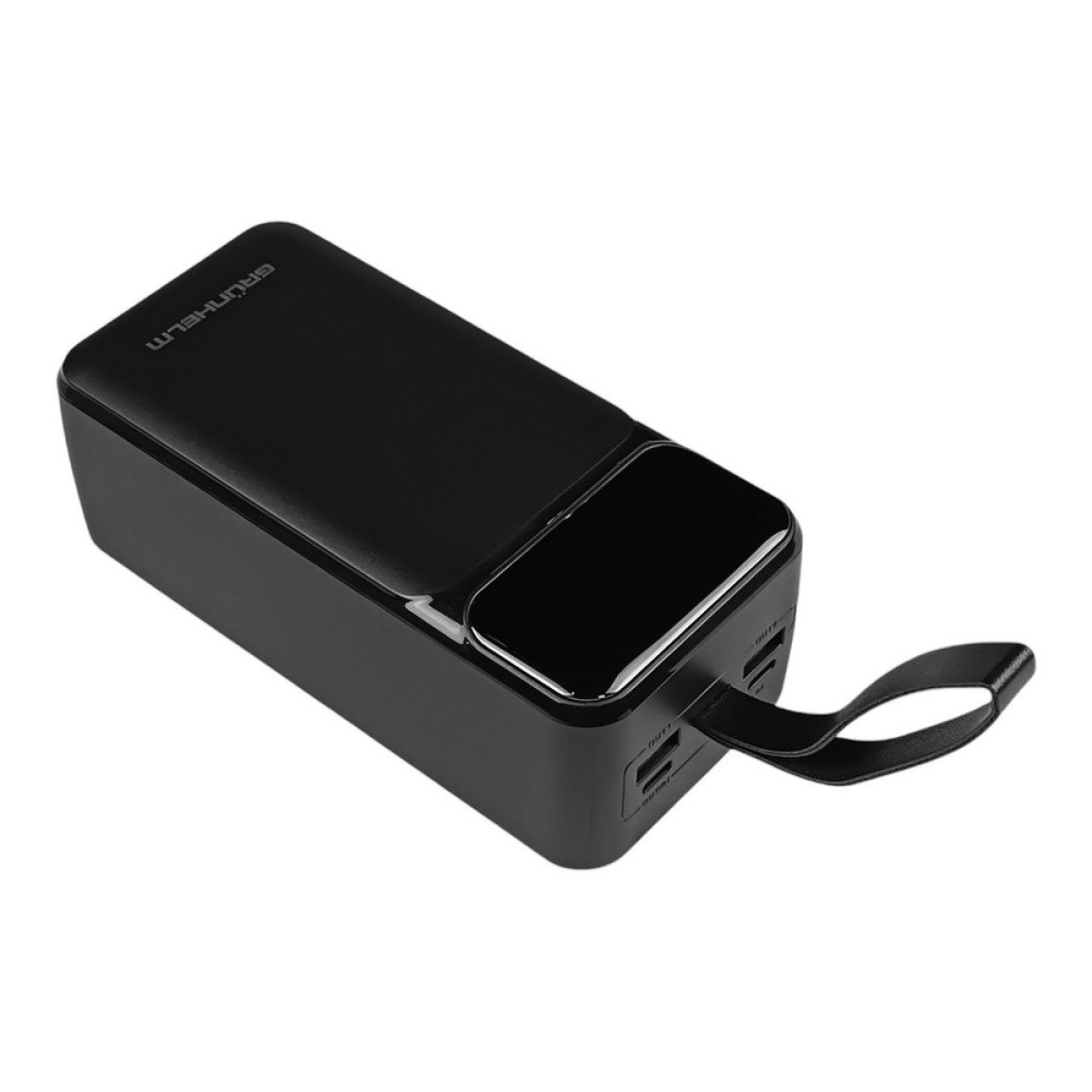 Power Bank – Портативная батарея 40.000 mAh. черный – GP-40BQC. быстрая зарядка 22.5W GRUNHELM