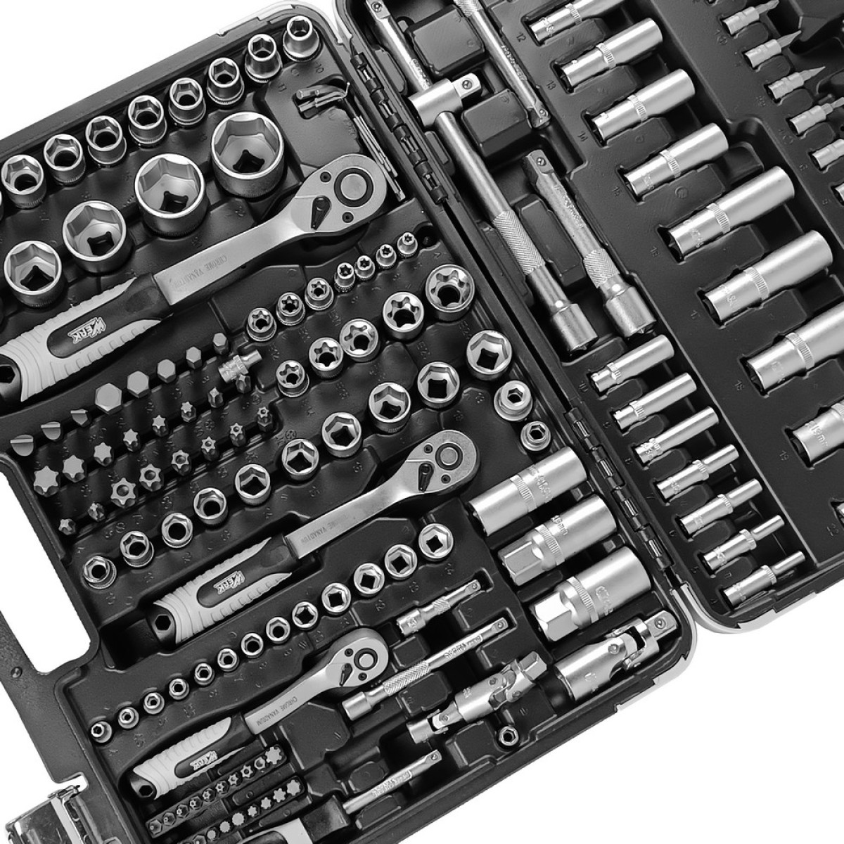 Набір інструментів професійний 1/2", 3/8" і 1/4" 172 од. WERK 70251