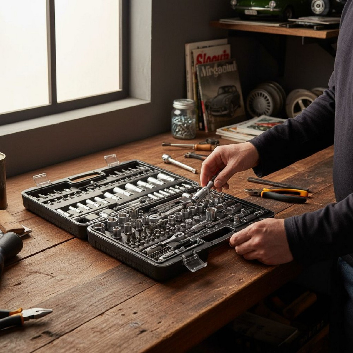 Набір інструментів професійний 1/2", 3/8" і 1/4" 172 од. WERK 70251