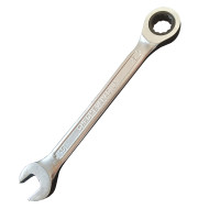 Ключ комбинированный с трещоткой CRV Cold Stamped 15 мм Haisser 48495