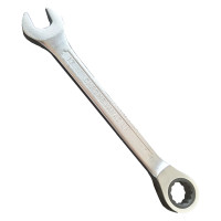 Ключ комбинированный с трещоткой CRV Cold Stamped 17 мм Haisser 48497