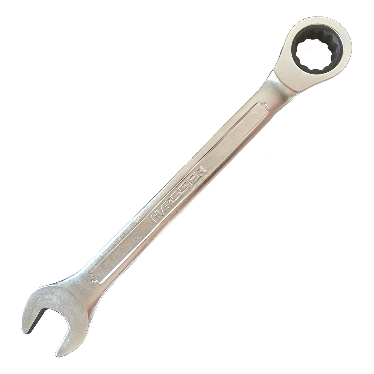 Ключ комбинированный с трещоткой CRV Cold Stamped 24 мм Haisser 48501