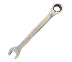 Ключ комбинированный с трещоткой CRV Cold Stamped 24 мм Haisser 48501