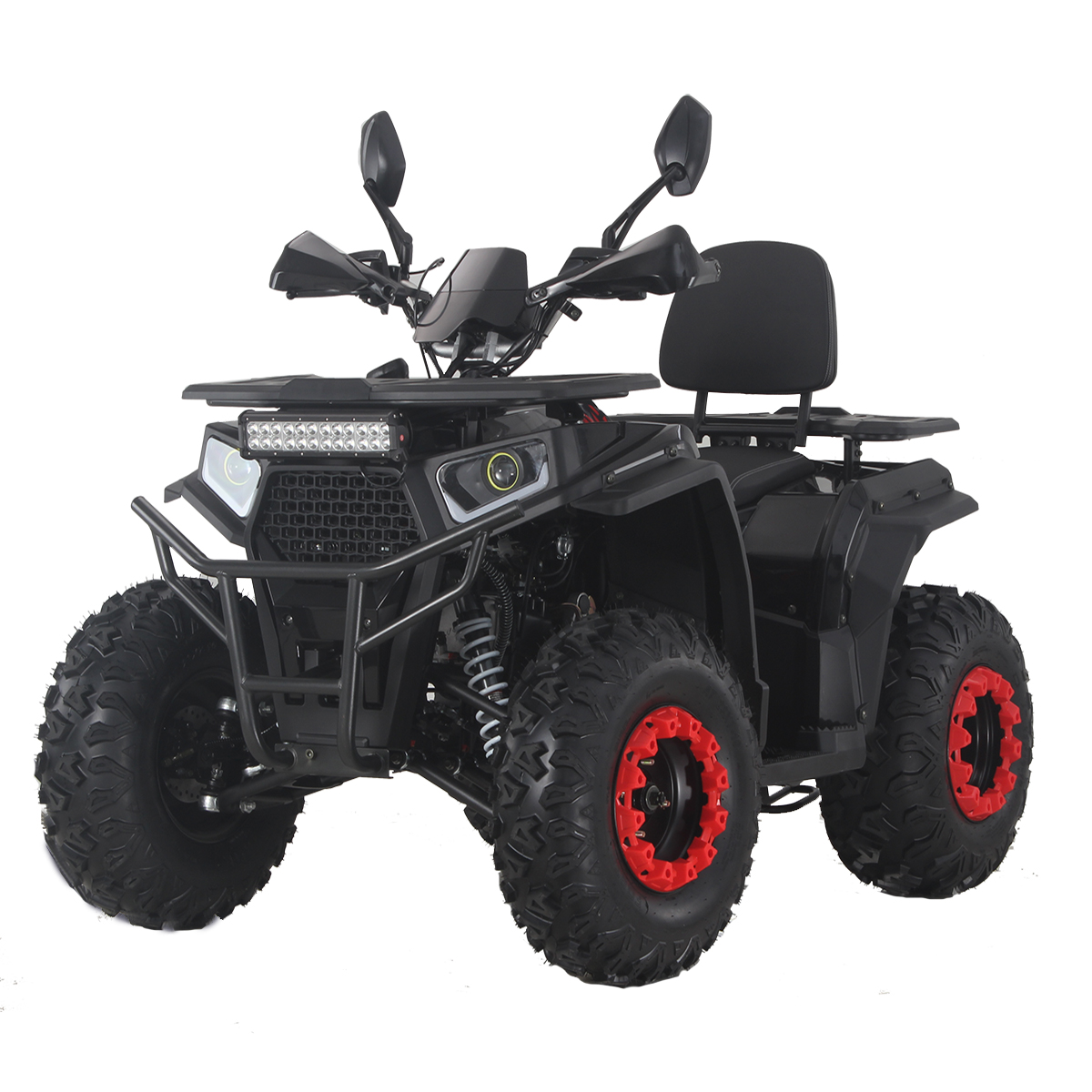 Квадроцикл FORTE ATV-200G PRO красно-черный