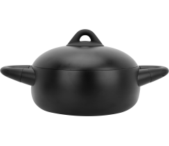 Жаровня PR-2243 Черная жемчужина 24х7 см. 2.5л. PEPPER