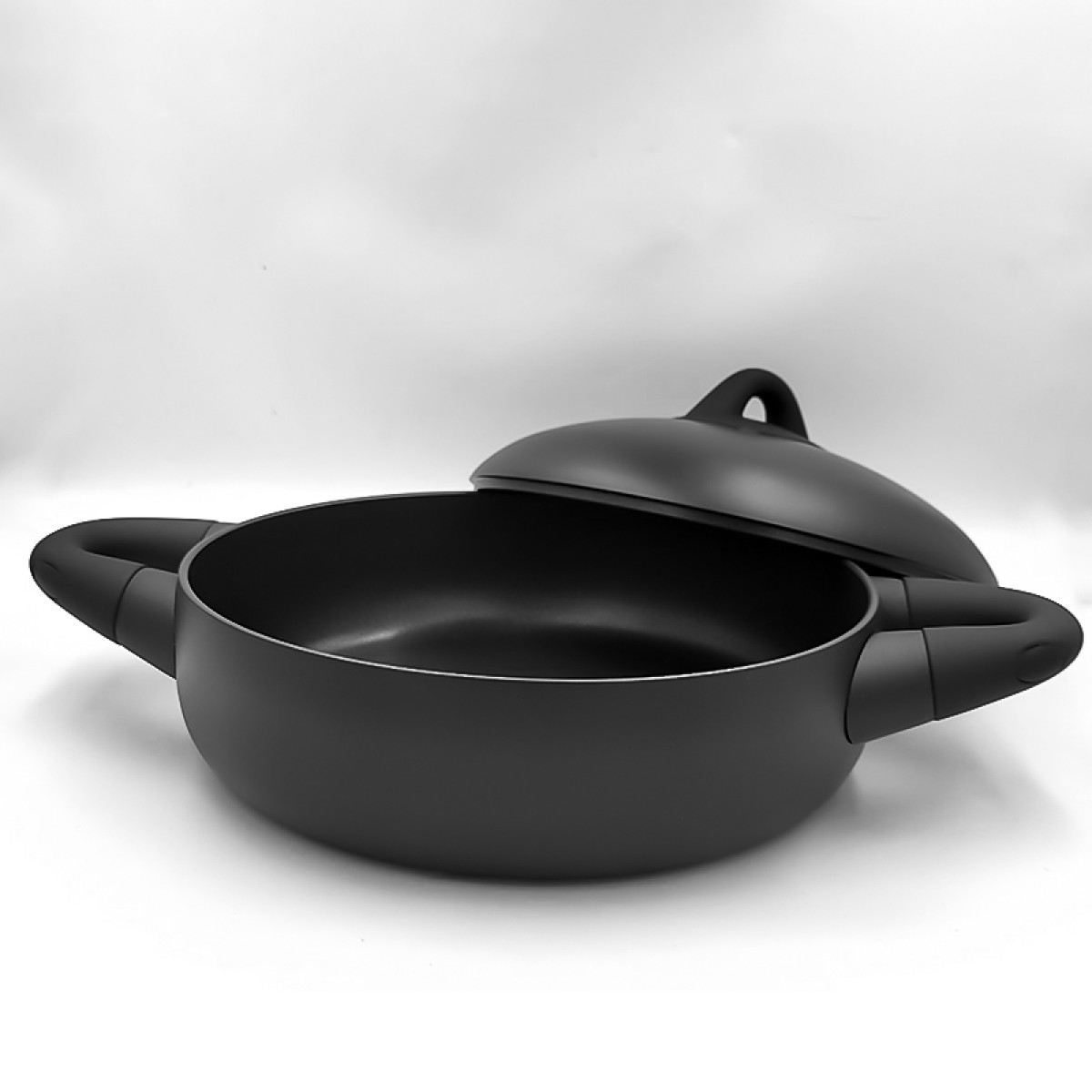 Жаровня PR-2243 Черная жемчужина 24х7 см. 2.5л. PEPPER