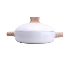 Жаровня PR-2330-22 Белая жемчужина 22см. 2л. PEPPER