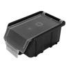 Ємність для металевих виробів 175x110x75 мм з кришкою Світязь 90130 чорна