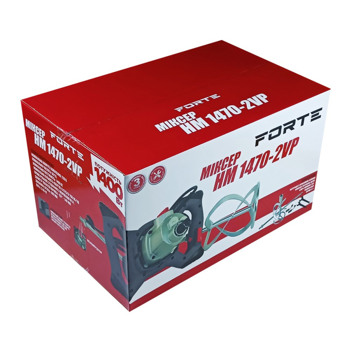 Будівельний міксер Forte HM 1470-2VP