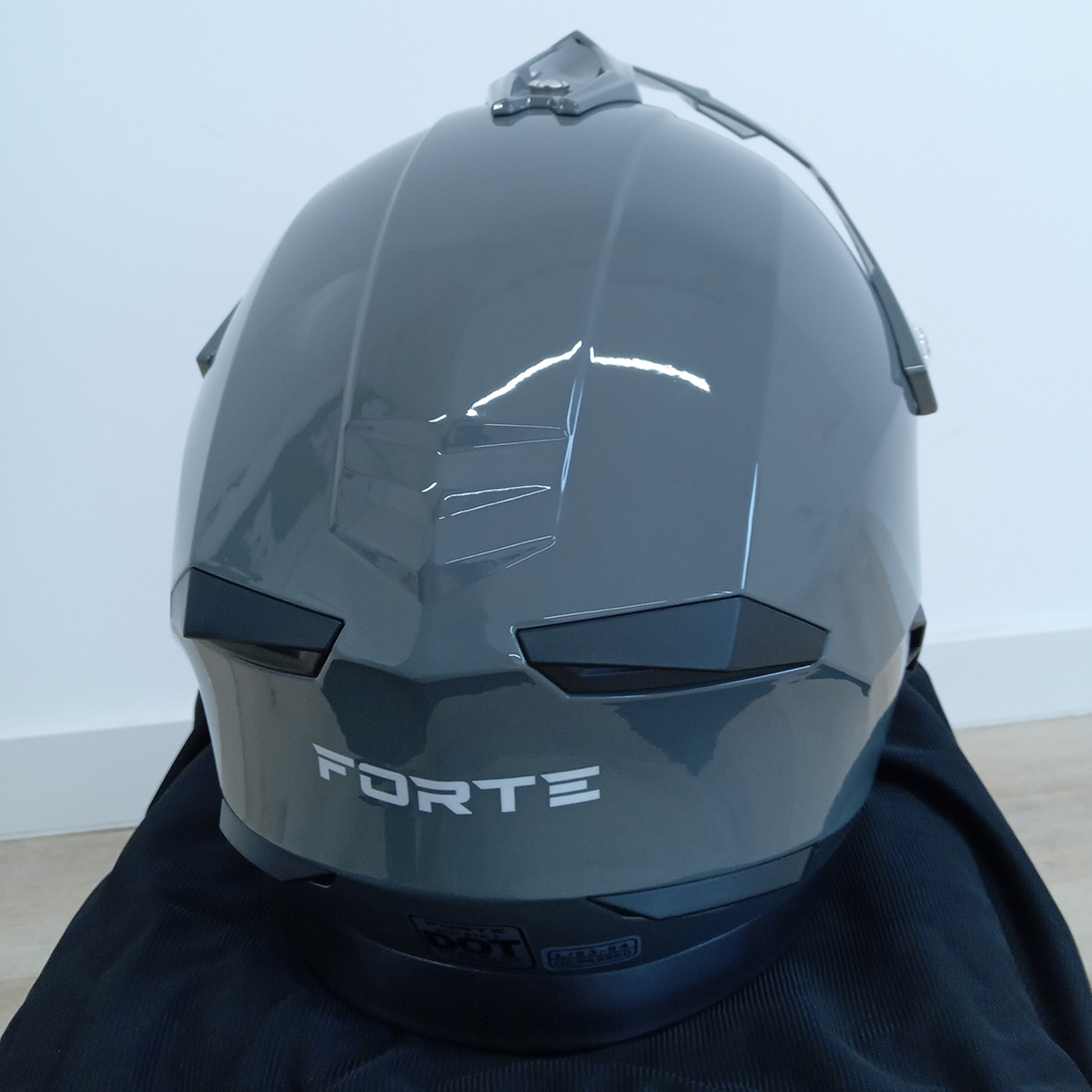 Мотошлем подростковый FORTE BLD-818-2 Серый L