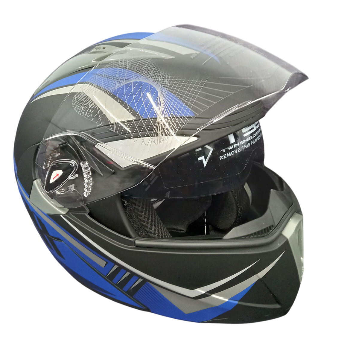 Мотошлем FORTE BLD-158 Черно-синий M