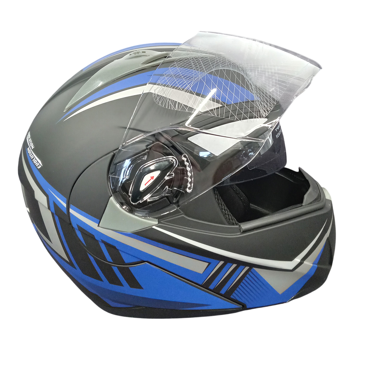 Мотошолом FORTE BLD-158 Чорно-синій XL