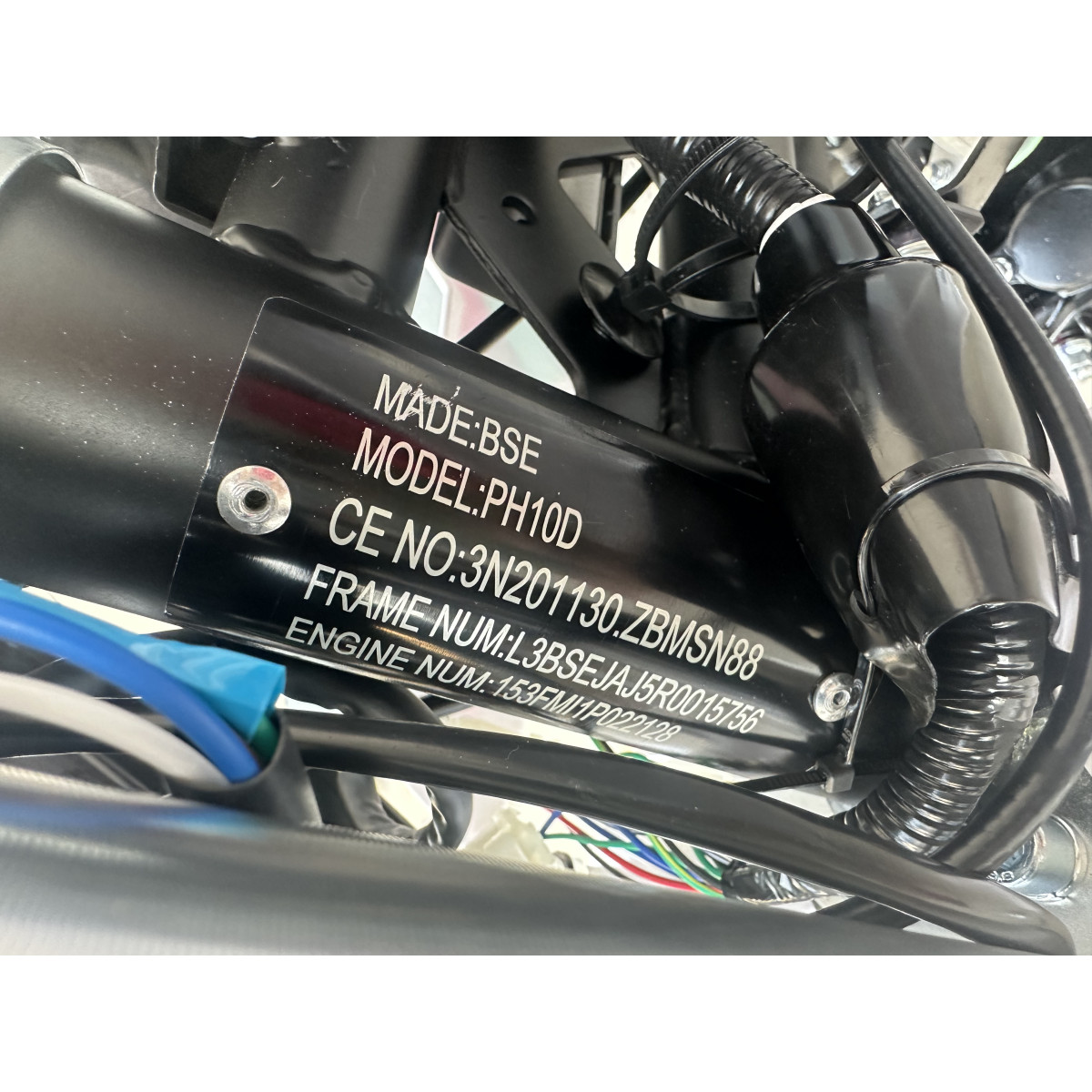 Мотоцикл BSE PH10D Enduro пурпурный