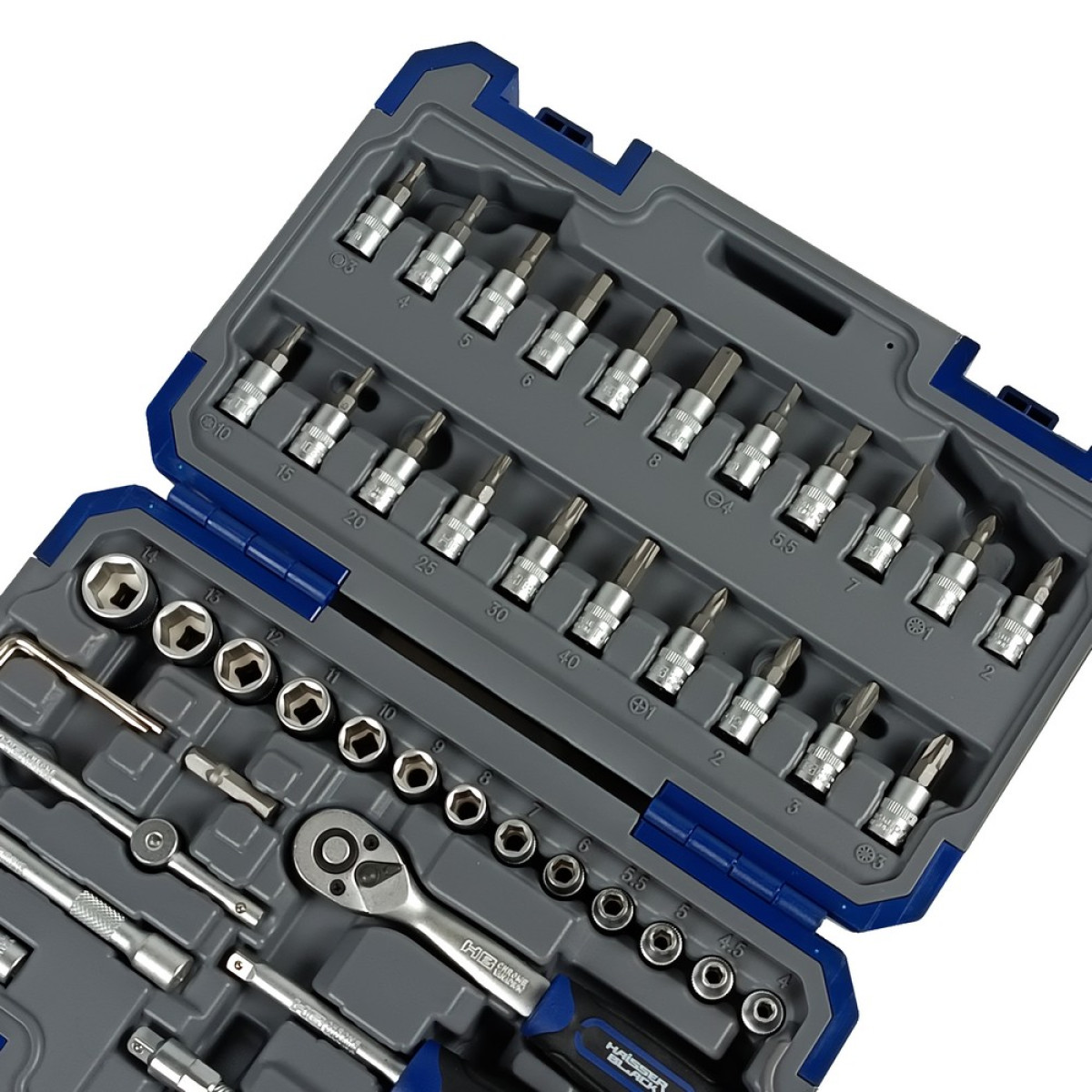 Набір інструментів професійний 1/4" 46 од. Haisser BLACK 70256