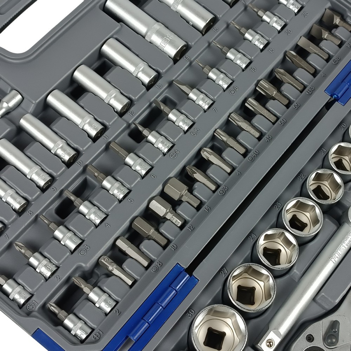 Набор инструментов профессиональный 1/4" и 1/2" 94 ед. Haisser BLACK 70254