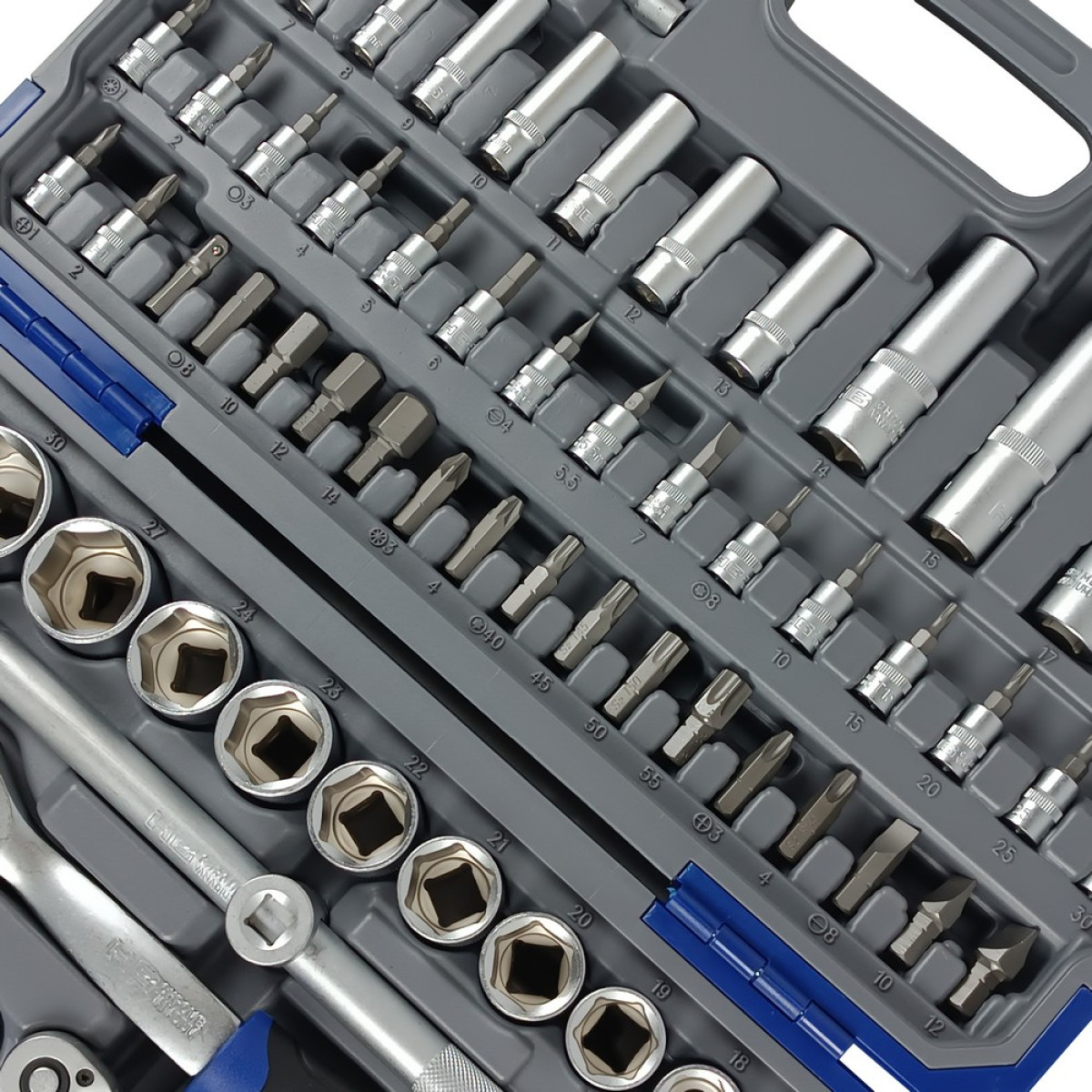 Набор инструментов профессиональный 1/4" и 1/2" 94 ед. Haisser BLACK 70254