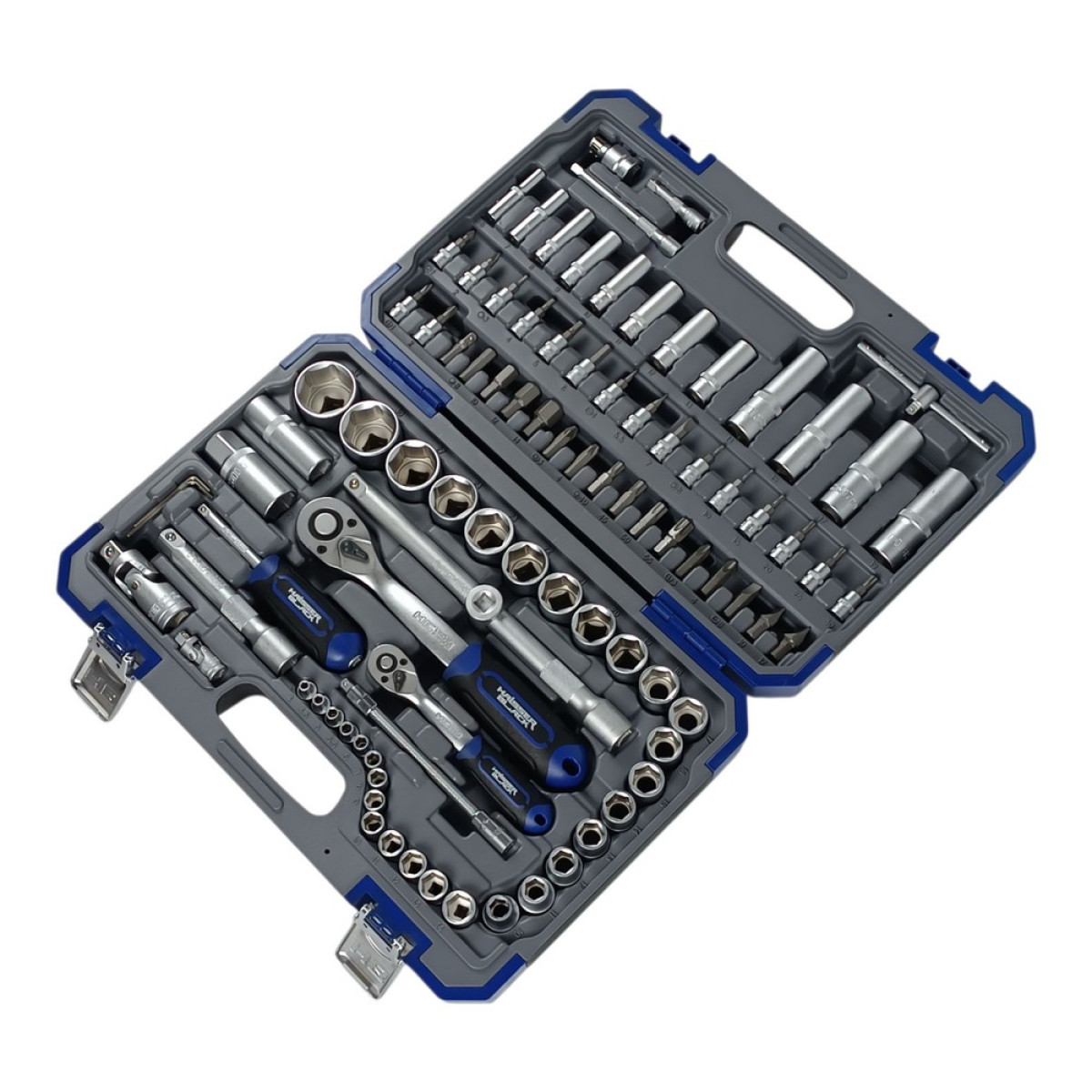 Набор инструментов профессиональный 1/4" и 1/2" 94 ед. Haisser BLACK 70254