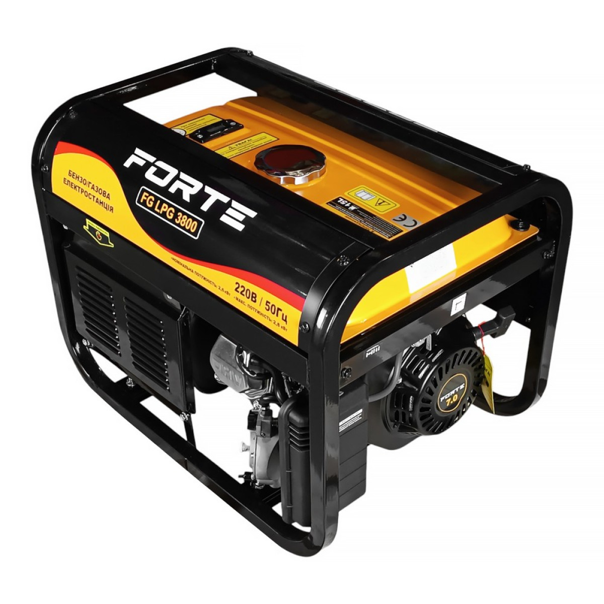 Генератор бензо-газовый Forte FG LPG 3800
