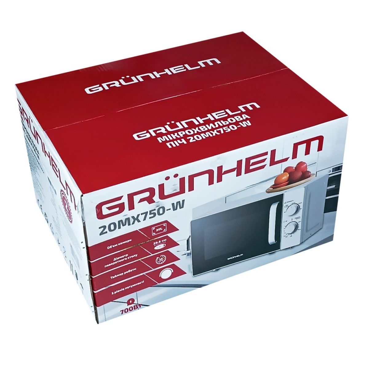 Микроволновая печь Grunhelm 20MX750-W