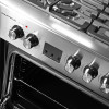 Плита газоелектрична Grunhelm FD66234I Нержавійка