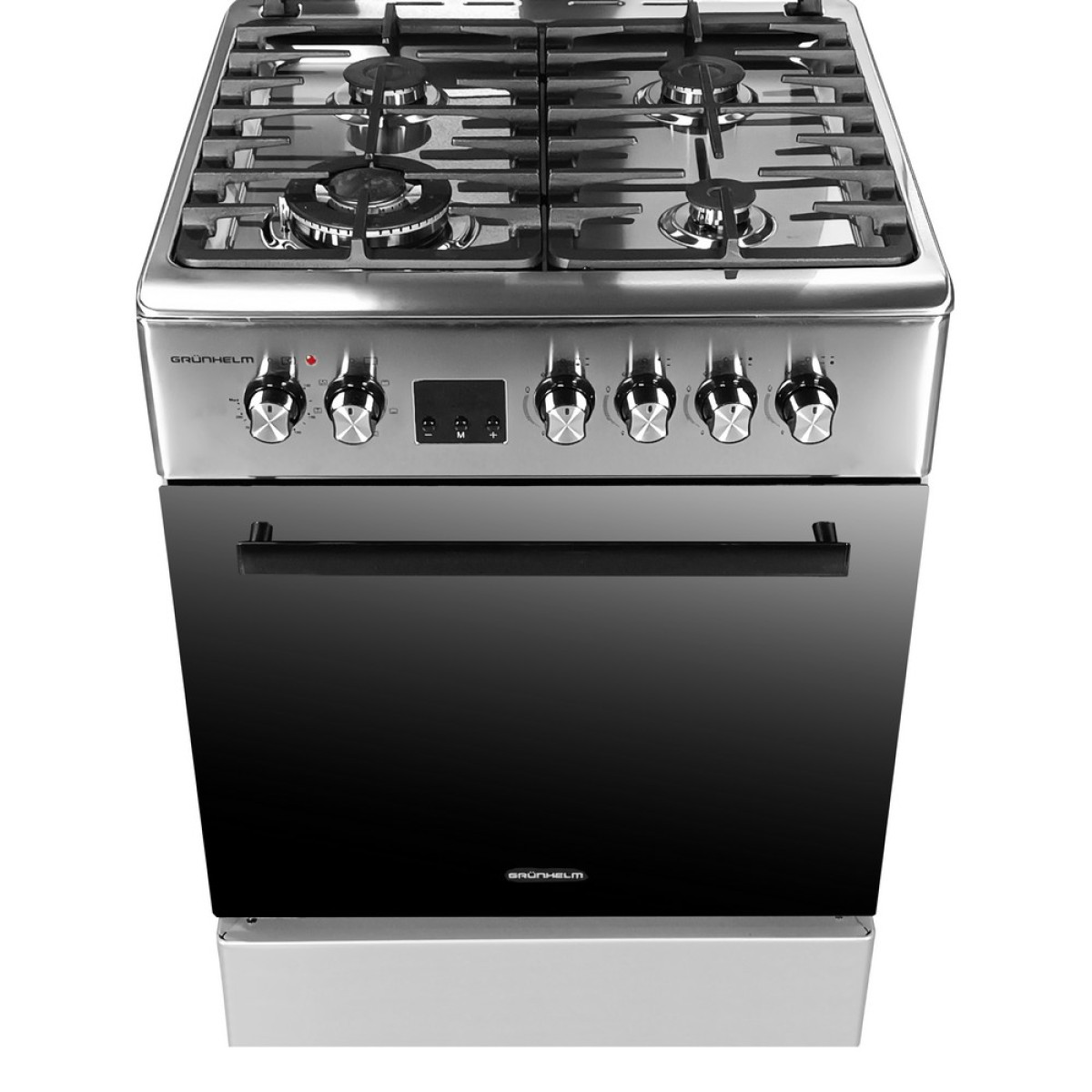 Плита газоелектрична Grunhelm FD66234I Нержавійка