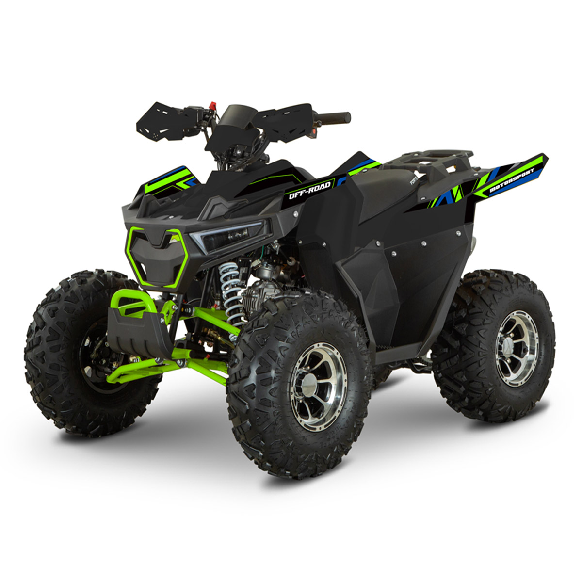 Квадроцикл FORTE AFF125 PRO черно-зеленый