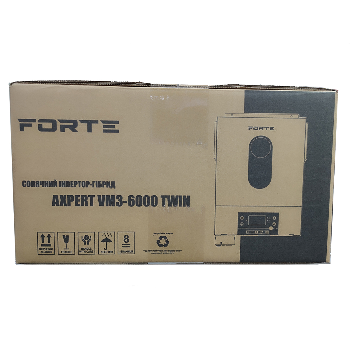 Инвертор гибридный - Axpert VM3-6000 TWIN Forte