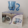 Набор чашек VT-5318-250 KITTY BLUE с двойным дном 2 шт. 250мл Vittora