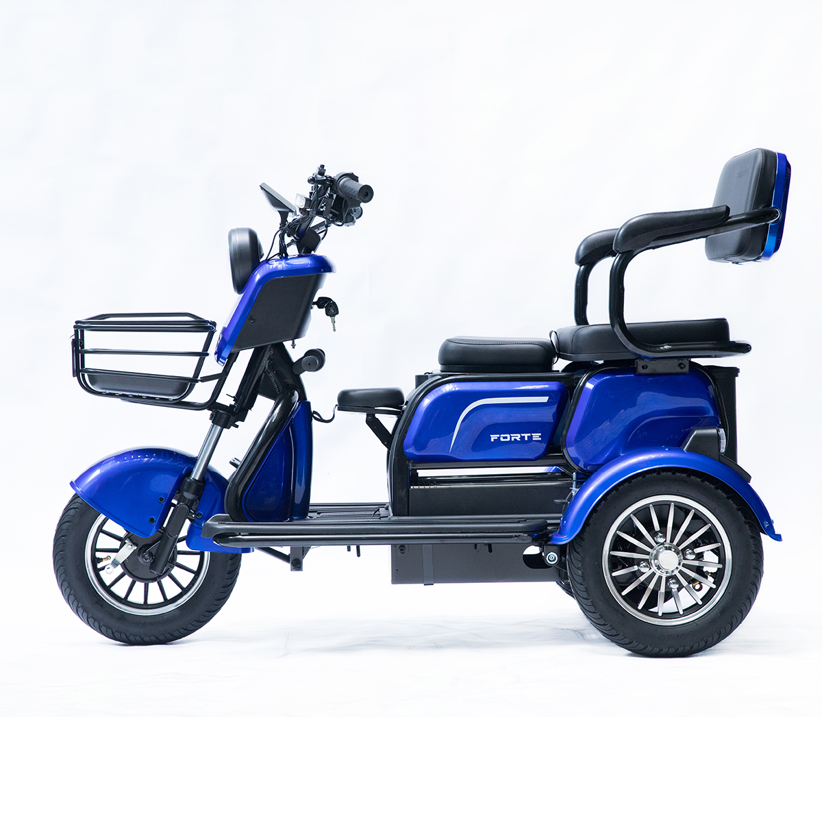Трицикл акумуляторний Forte Family-P1000 Синій