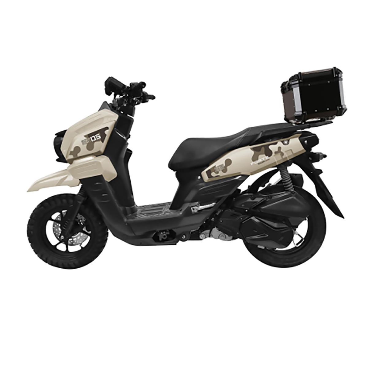 Скутер аккумуляторный FORTE UNICORN EV коричневый