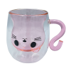 Набір чашок VT-5317-250 KITTY PINK з подвійним дном 2 шт. 250мл Vittora