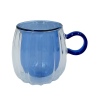 Набір чашок VT-5316-240 CUT BLUE з подвійним дном 2 шт. 240мл Vittora