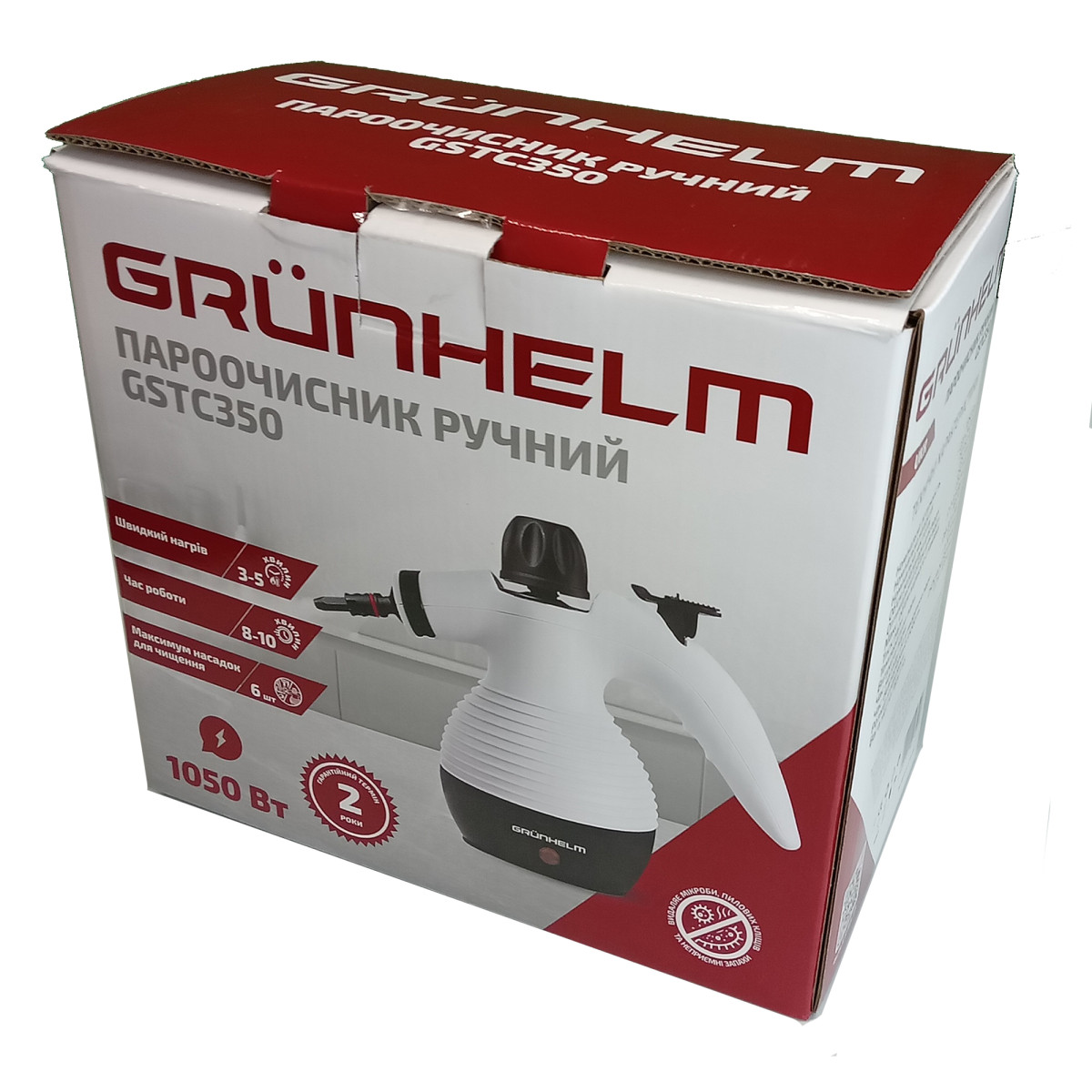 Пароочиститель ручной GSTC350 Grunhelm