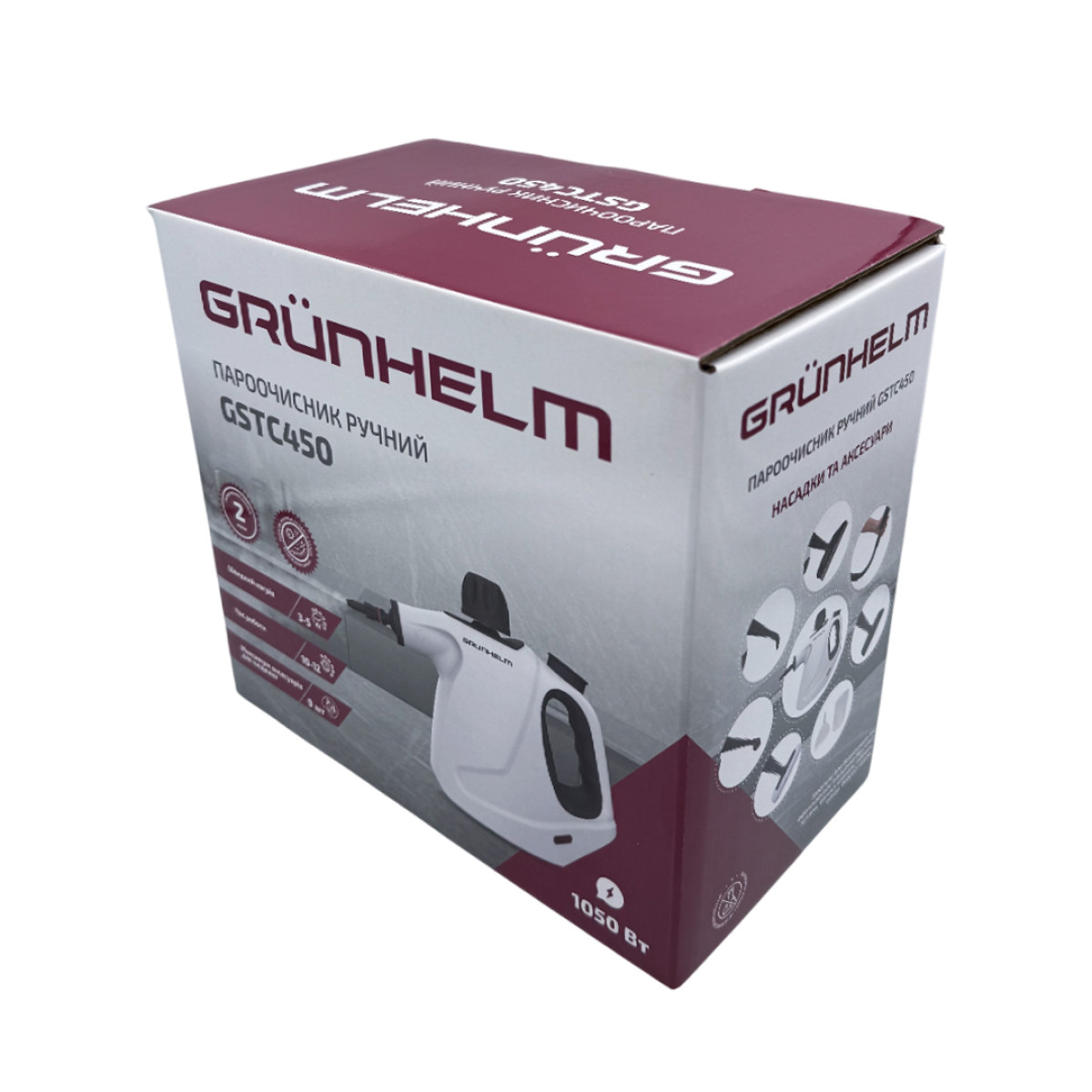 Пароочиститель ручной GSTC450 Grunhelm