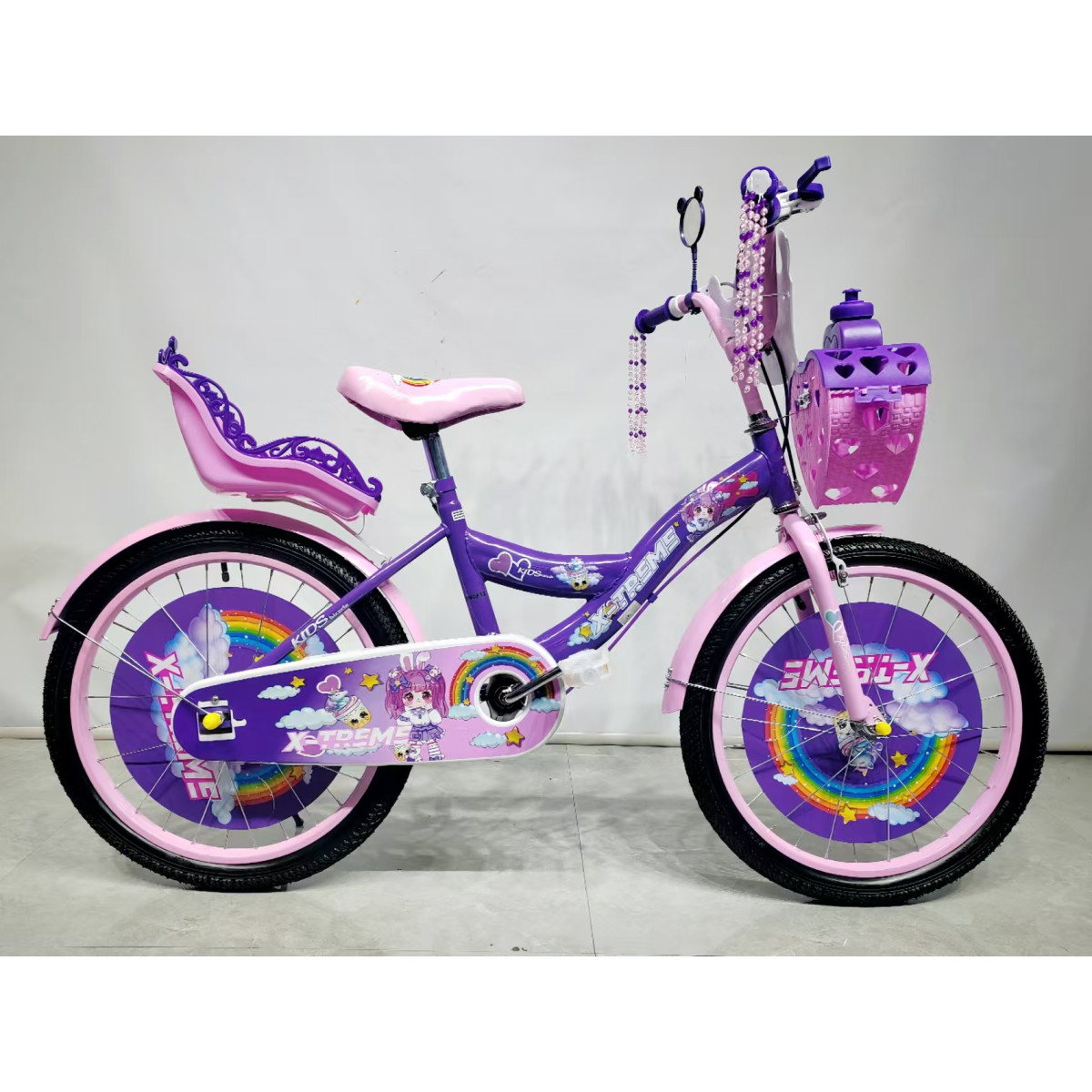 Детский велосипед X-Treme PRINCESS 16" фиолетовый
