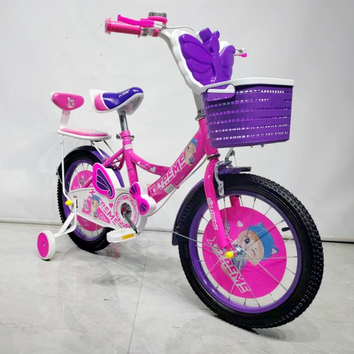 Дитячий велосипед X-Treme STARGIRL 16" Рожево-фіолетовий