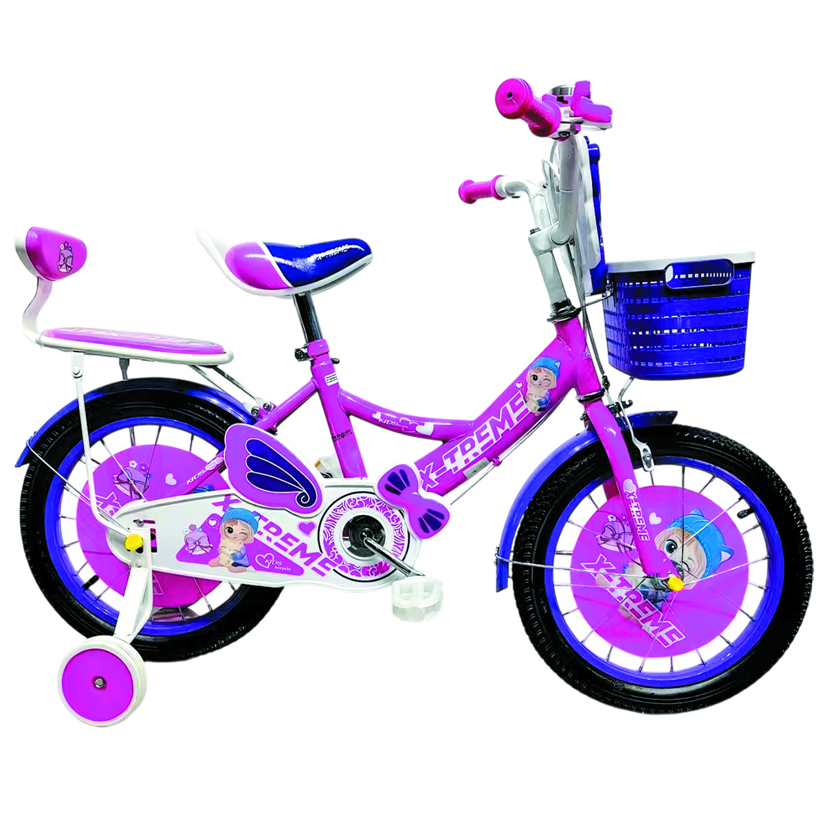 Дитячий велосипед X-Treme STARGIRL 16" Рожево-фіолетовий