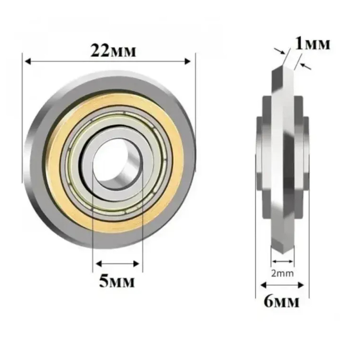 Ріжучій диск для плиткоріза 5 мм standard A-02 Shijing
