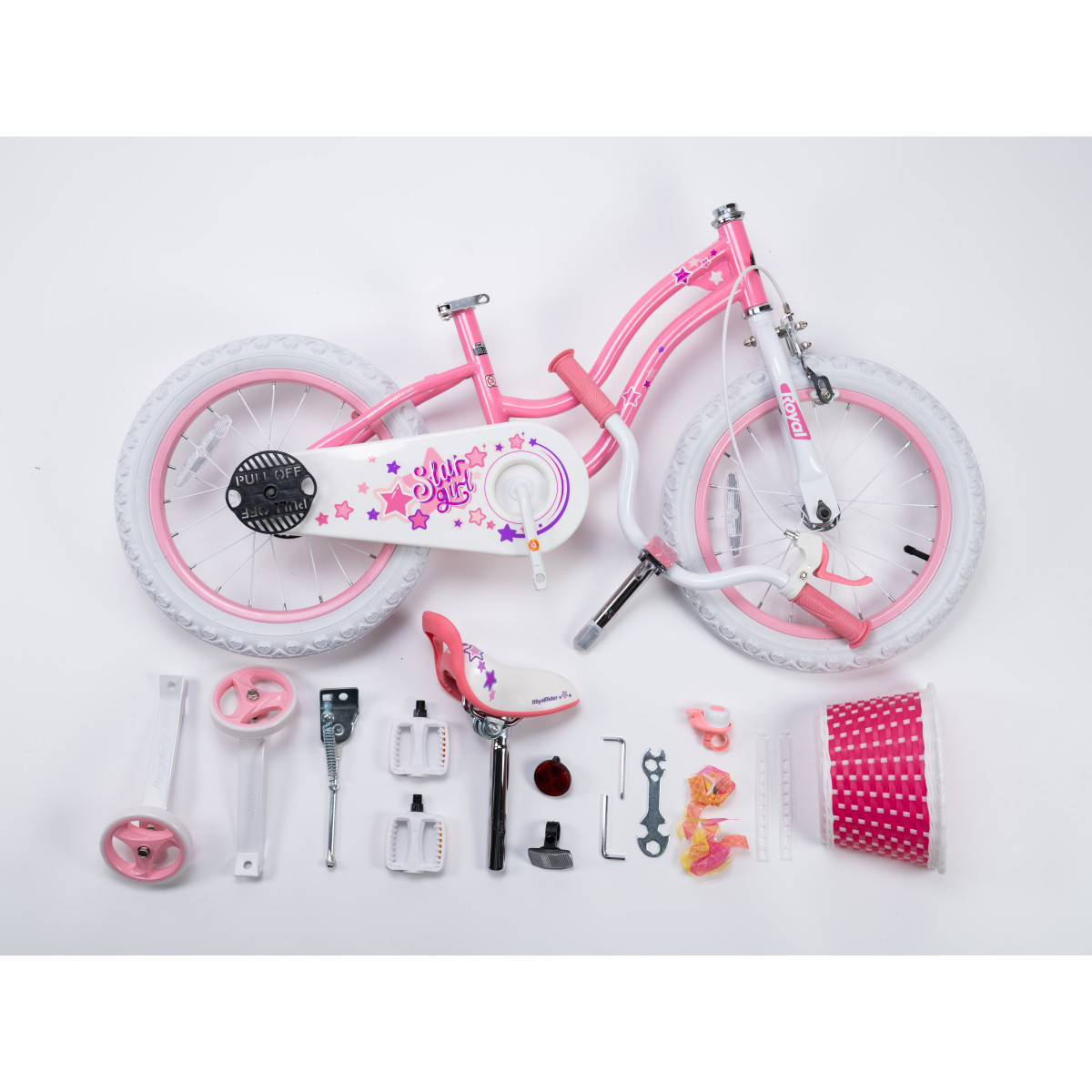 Дитячий велосипед RoyalBaby STARGIRL 25.16-01 рожевий