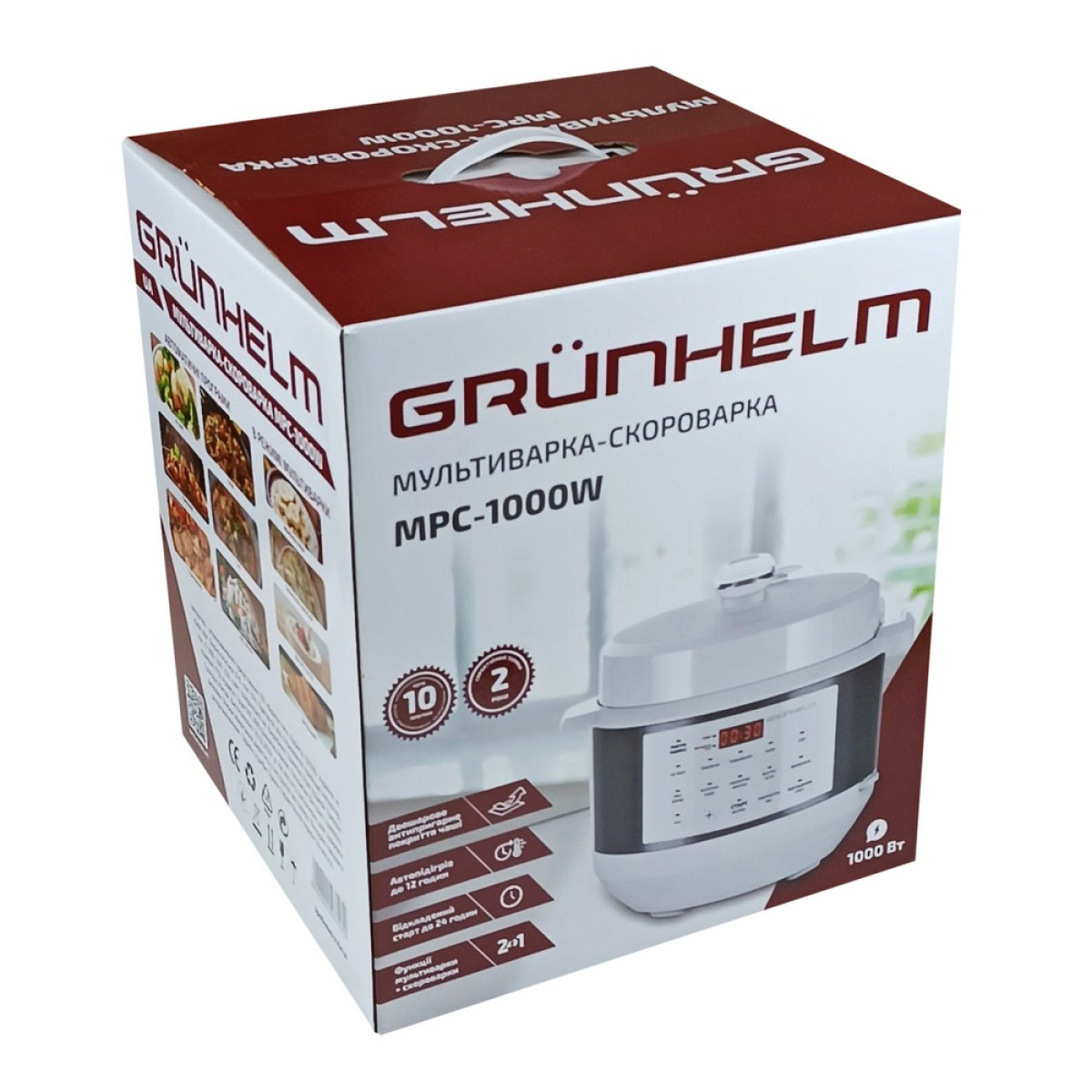 Мультиварка-скороварка Grunhelm МPС-1000W