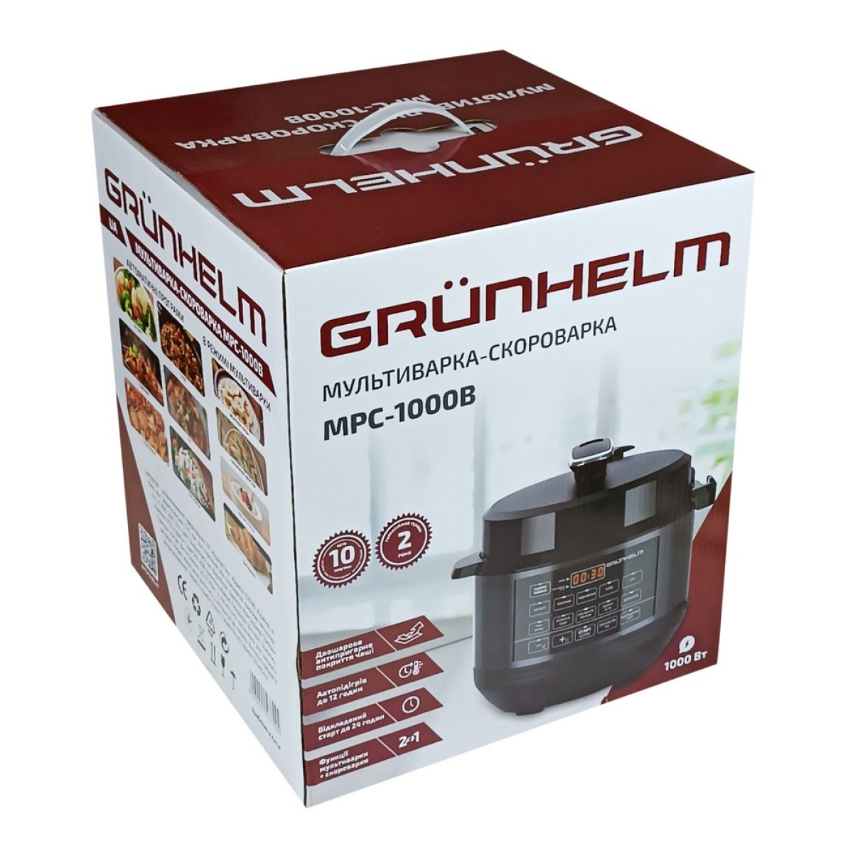 Мультиварка-скороварка Grunhelm МPС-1000B