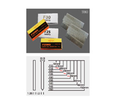 Гвозди для пневмостеплера (F15), 1.0×15.0 мм, 5000 шт Сталь 62132