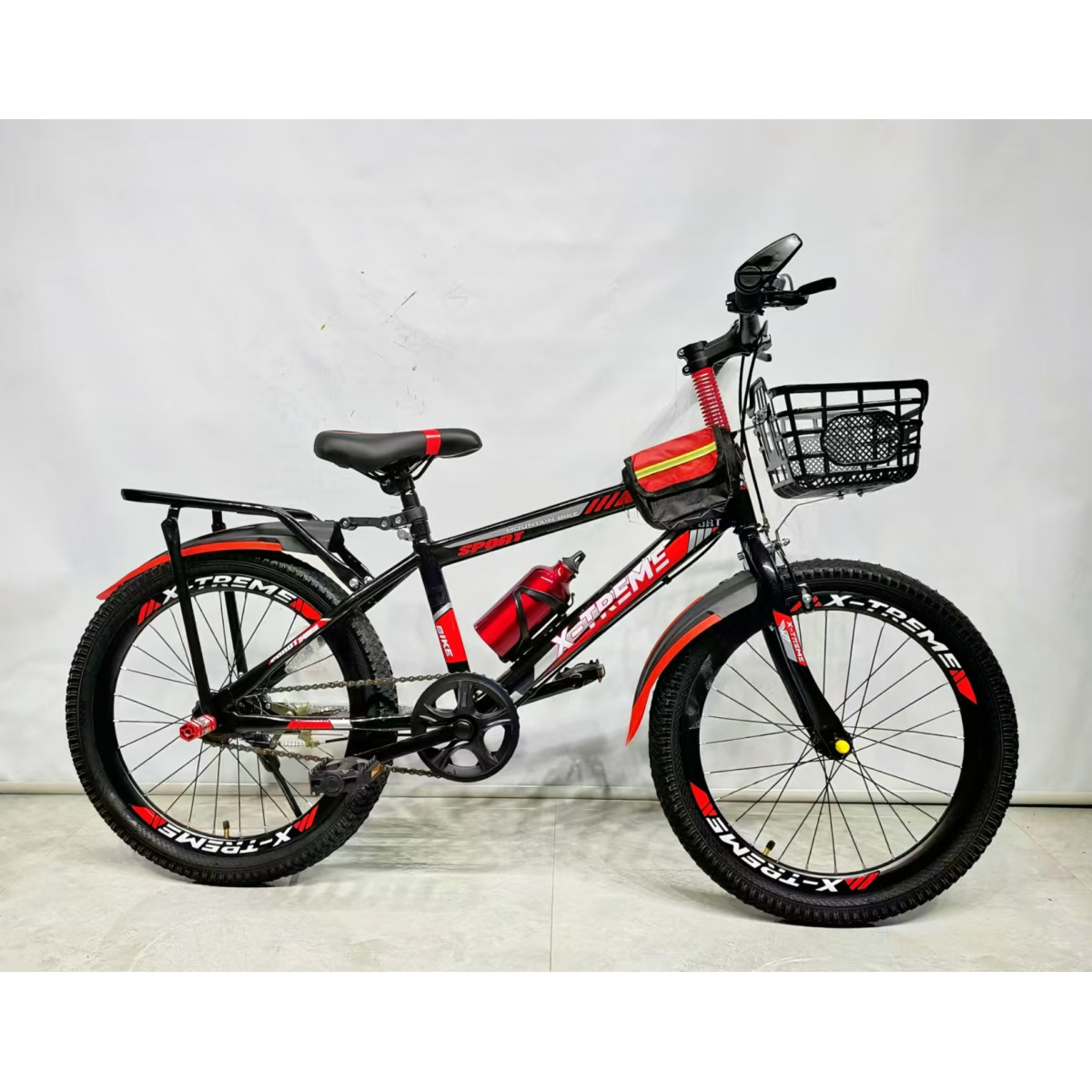Дитячий велосипед X-Treme PRIME 25.20-01 чорно-червоний